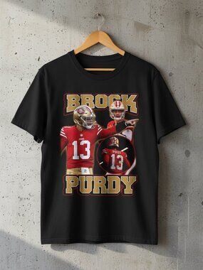 Brock Purdy #13 San Francisco Retro Bootleg Football Graphic Tee